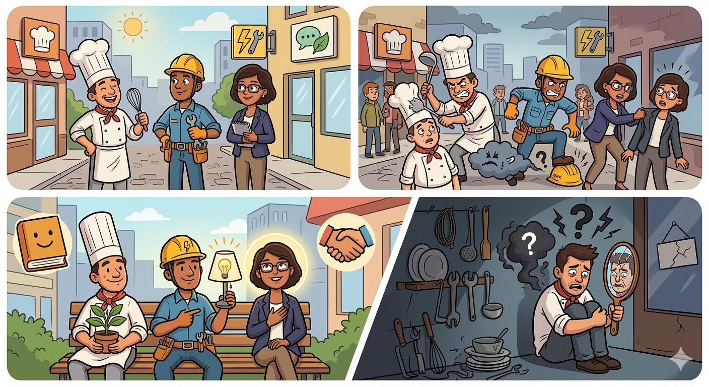 Van afgunst naar erkenning