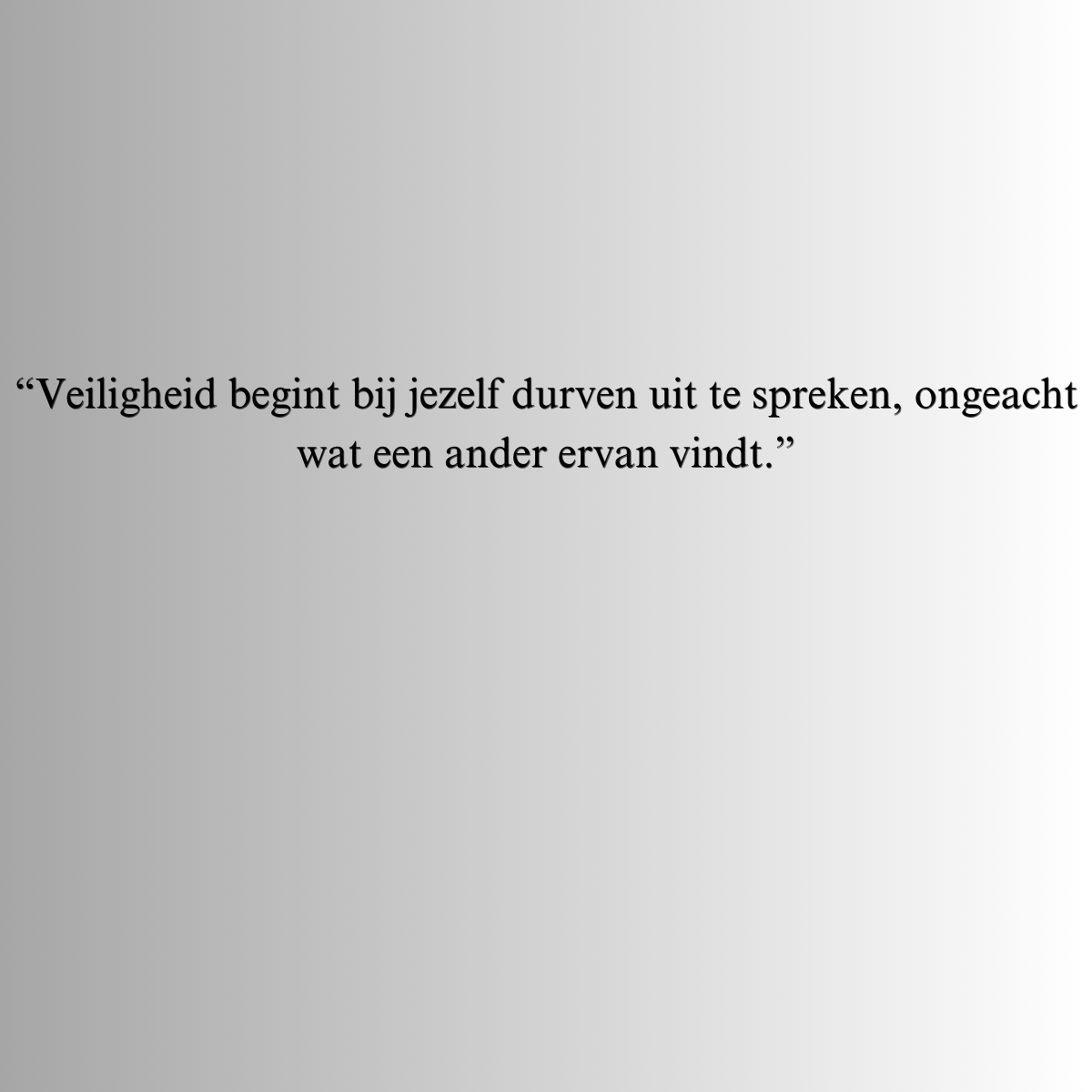 Praten of meepraten?